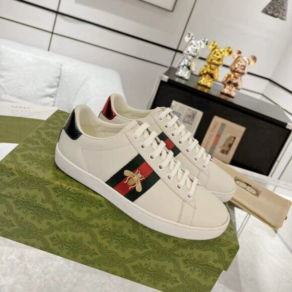 Gucci Shoes - Women's GG Ace Embroidered Bee Sneakers